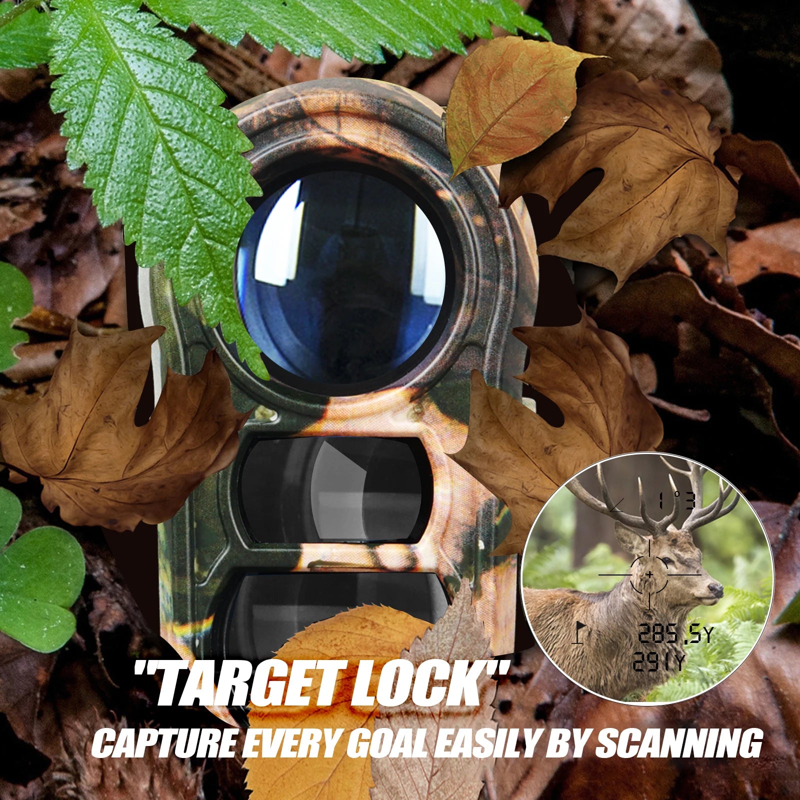 Portable Rechargeable Laser Rangefinder 1000m Distance Meter with 6X Zoom and Multiple Measurement Modes