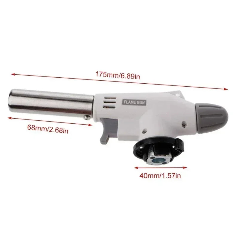 Cordless Butane Gas Torch with Ergonomic Design for Outdoor, Camping, and Kitchen Use