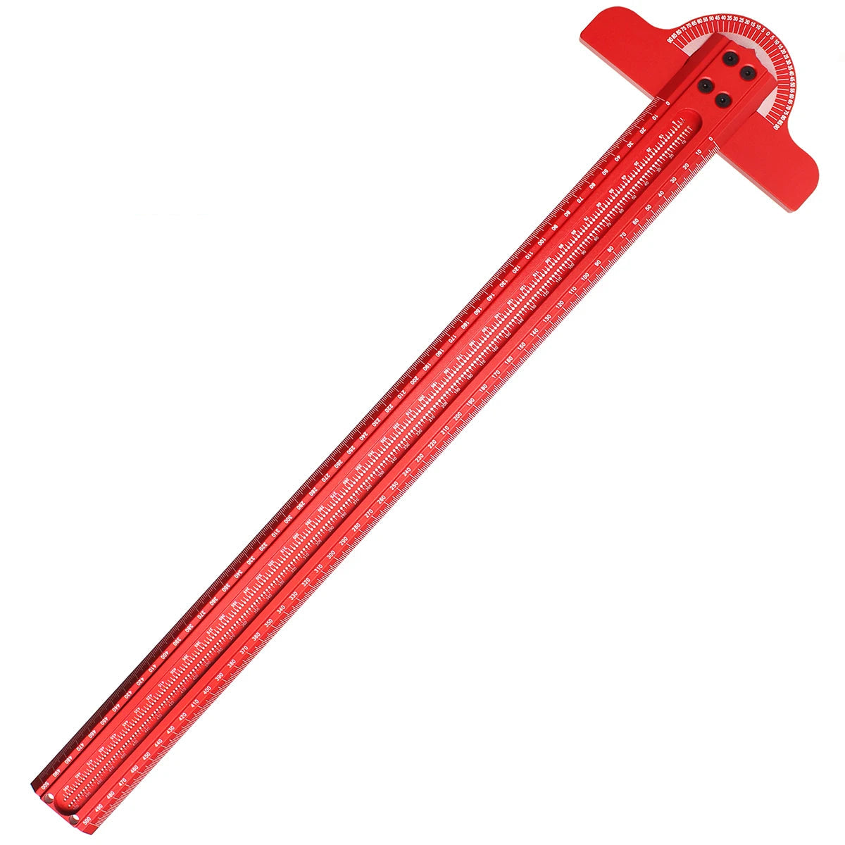Adjustable Multi-Angle Scribing Ruler for Woodworking 30cm/50cm Aluminium Marking Gauge Tool