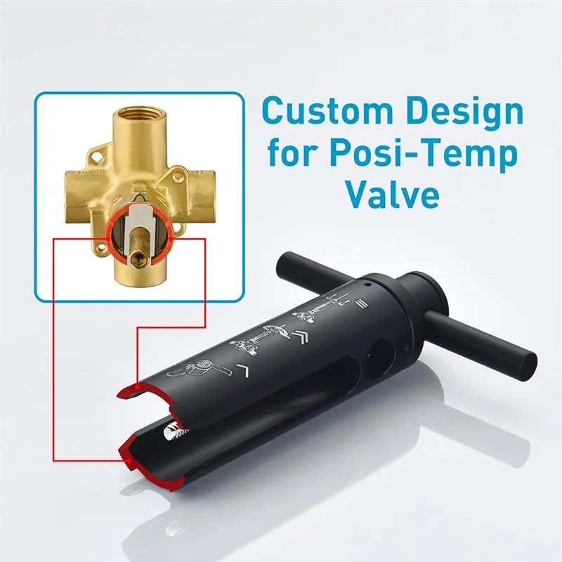 Faucet Cartridge Removal Tool for Single Handle Shower Valve Core Puller Tool