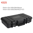 Heavy-Duty Portable Storage Case with Foam Padding, Shockproof and Water-Resistant for Repair Tools