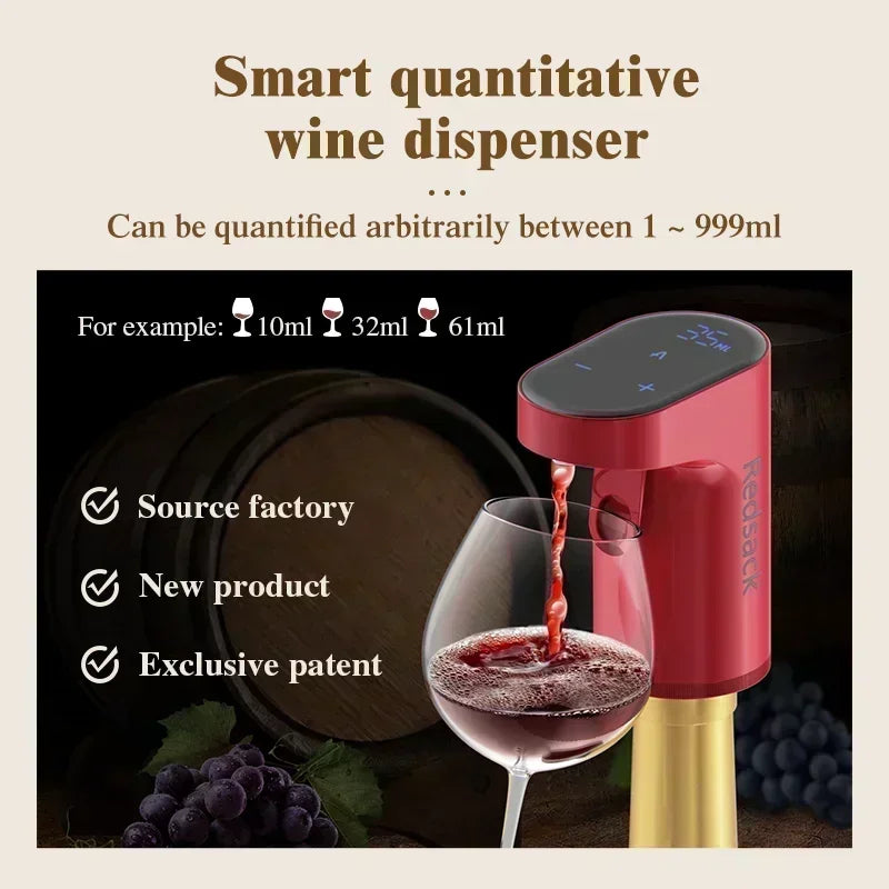 Rechargeable Automatic Liquor and Beverage Dispenser Touchless Pouring Pump 350ml