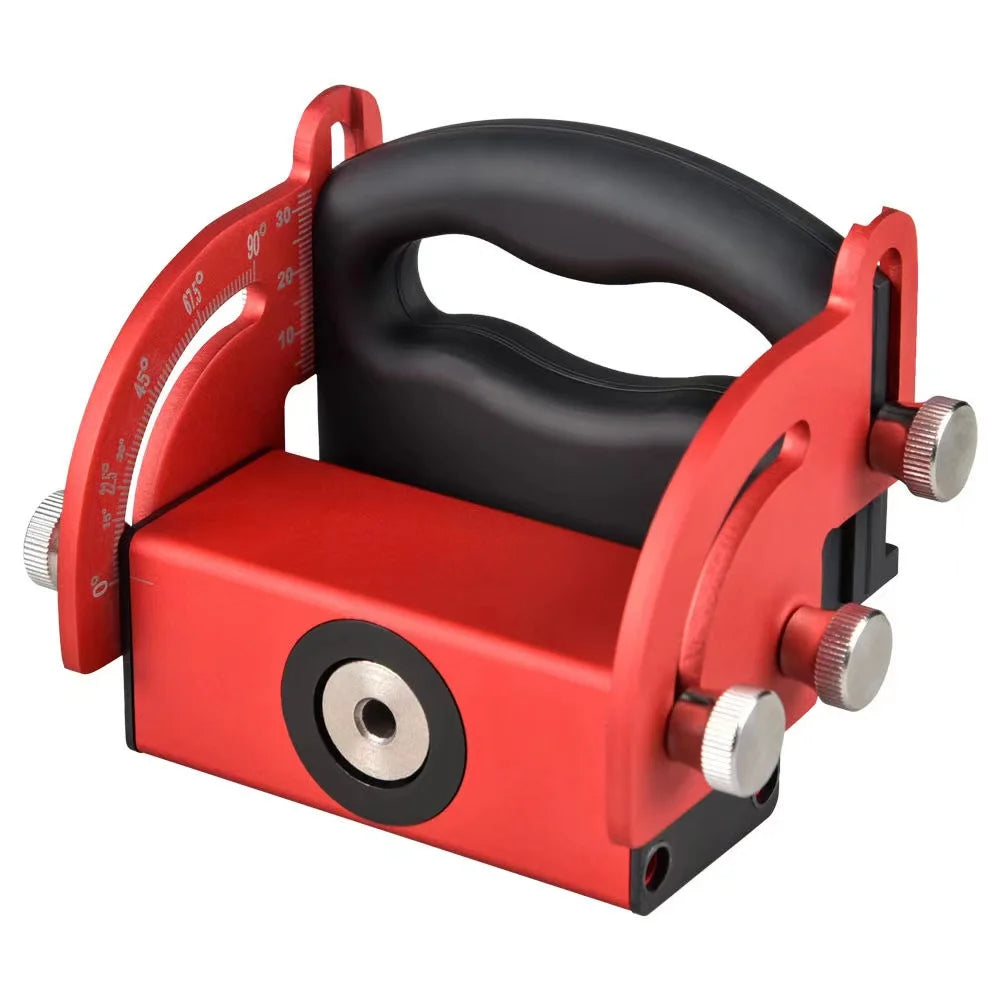 Drill Angle Guide Hole Locator Aluminium Alloy Adjustable Woodworking Drilling Guide Tool