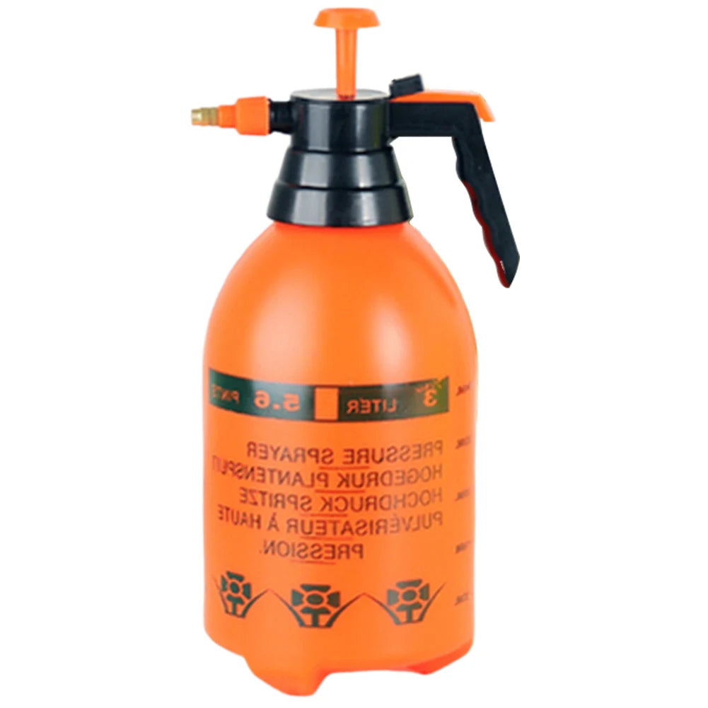 3L Portable Hand Pump Garden Sprayer with Adjustable Spray Nozzle for Plant Watering and Garden Use
