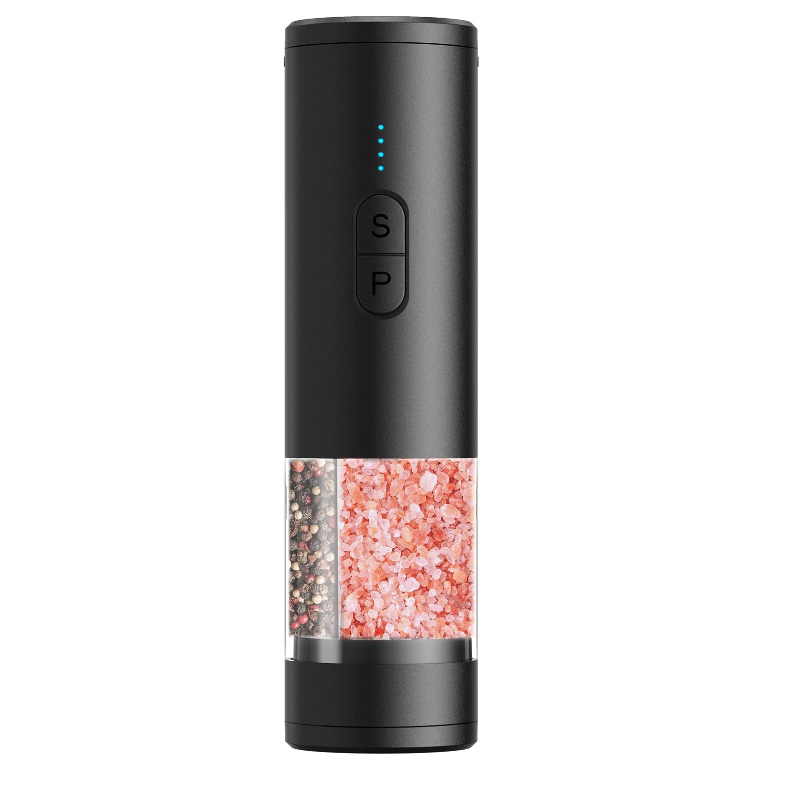 Rechargeable Electric Salt and Pepper Grinder with Adjustable Coarseness and Large Capacity