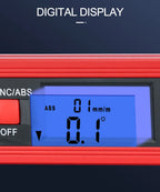 Heavy Duty 400mm Digital Spirit Level Angle Finder with LED Display and Aluminium Measuring Ruler