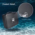 Scuba Regulator Carrying Case Waterproof Diving Equipment Storage Bag with Double Zipper