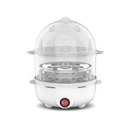 Electric Egg Steamer Double Layer 14 Egg 350W Multi-Function Food Steamer with Auto Power Off