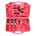 9 Piece Flexible Hose Clamp Pliers Set with Long Reach Cable Automotive Tool Kit