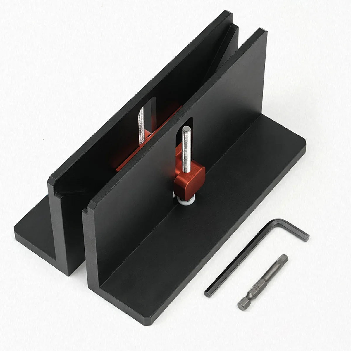 2PCS Right Angle Spline Jig Aluminium Corner Clamp for Frames & Drawer Joinery