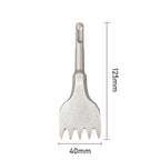 5 Piece SDS Plus Tile Shovel Drill Bit Set for Concrete Wall Masonry Slotting Electric Hammer Spade Bits