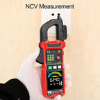 Heavy Duty Digital Clamp Meter Multimeter with True RMS AC DC Measurement NCV Temperature Tester