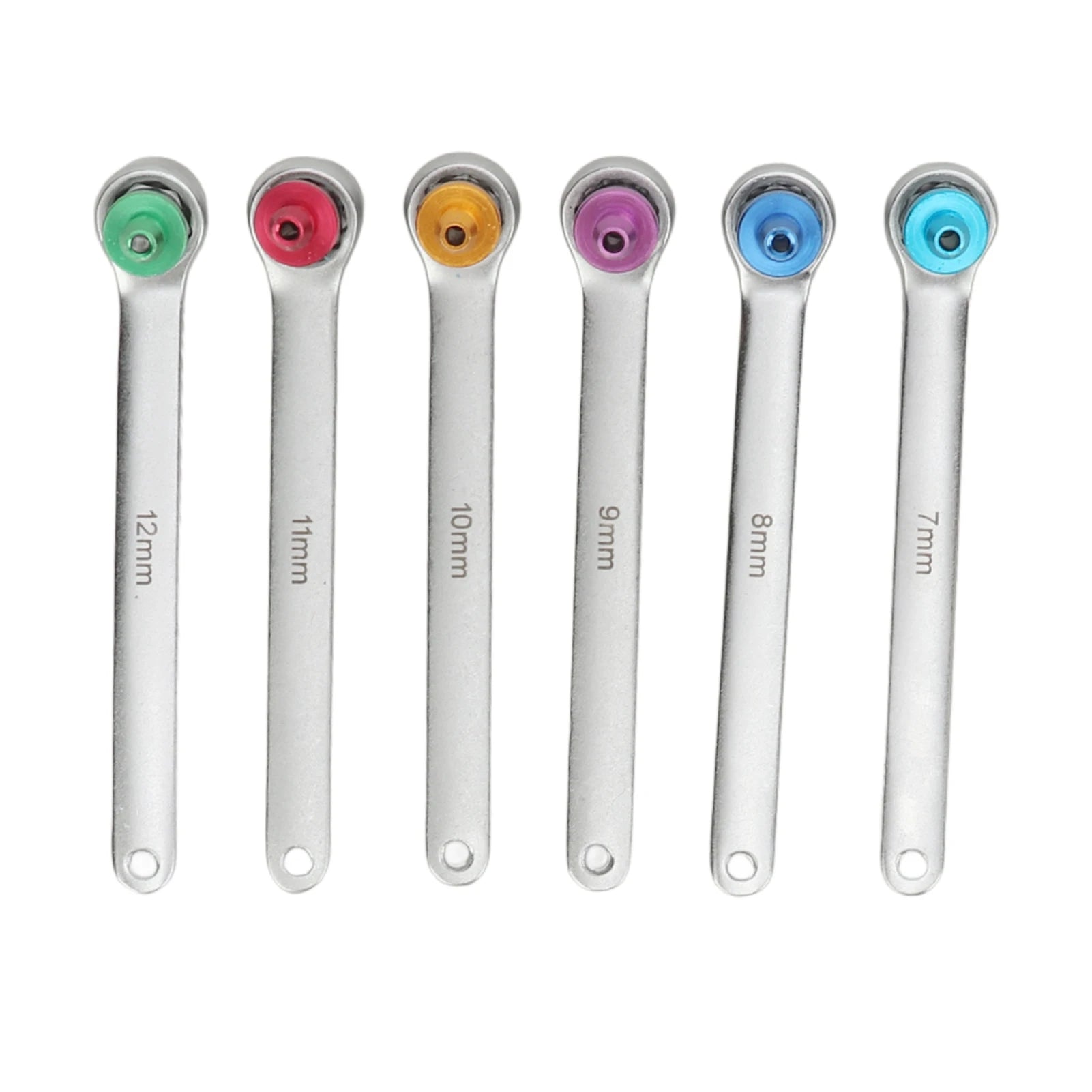 Heavy Duty 7-Piece Brake Bleeder Wrench Kit with Check Valve Hose and Storage Box