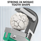 Portable F-Type Wide Jaw Adjustable Wrench Right Angle Spanner 130mm for Plumbing Tools