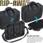 Large Capacity Molle Tactical Utility Pouch with Quick Release Multi Compartment Storage Bag