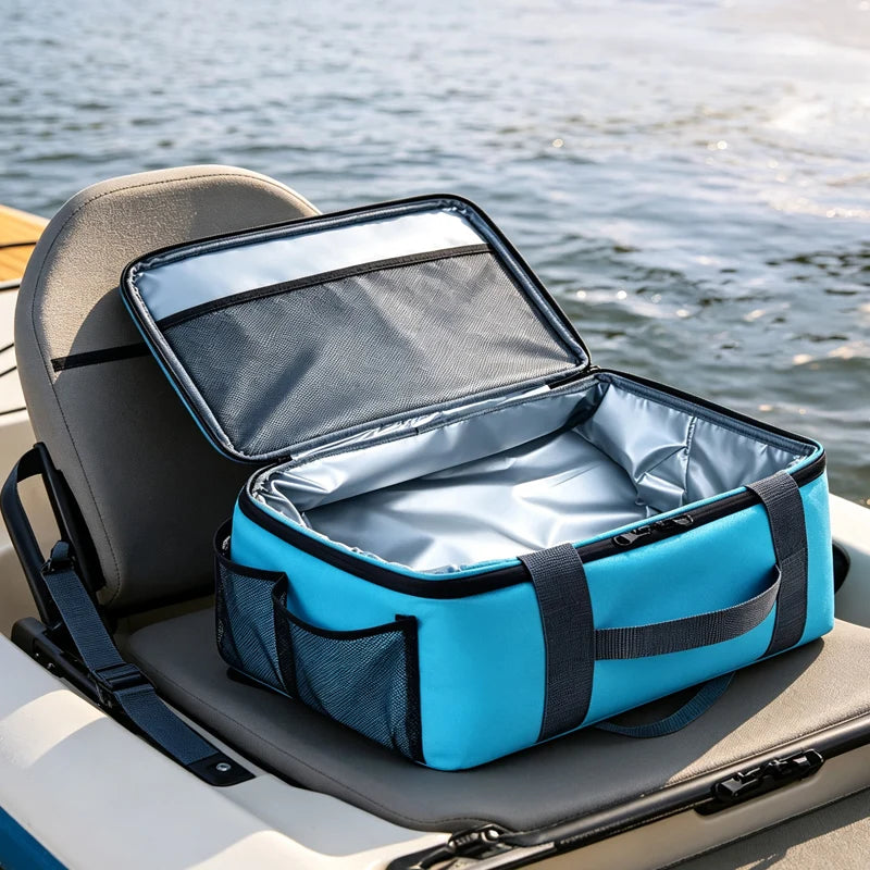 Waterproof Paddle Board Cooler Bag with Carry Handles and Attachment Straps for Kayaking