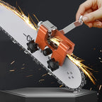 Chain Sharpening Tool Portable Manual Grinder Clamp Kit with 4 Grinding Heads for 10cm-56cm Guide Bars