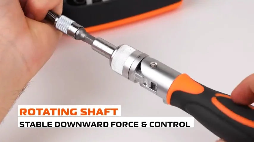 68-in-1 Precision Screwdriver Set with 60 Magnetic Bits and Portable Storage Case
