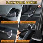 5 Piece Car Cleaning Brush Kit for Interior Exterior Detailing Vents Dashboard and Wheels