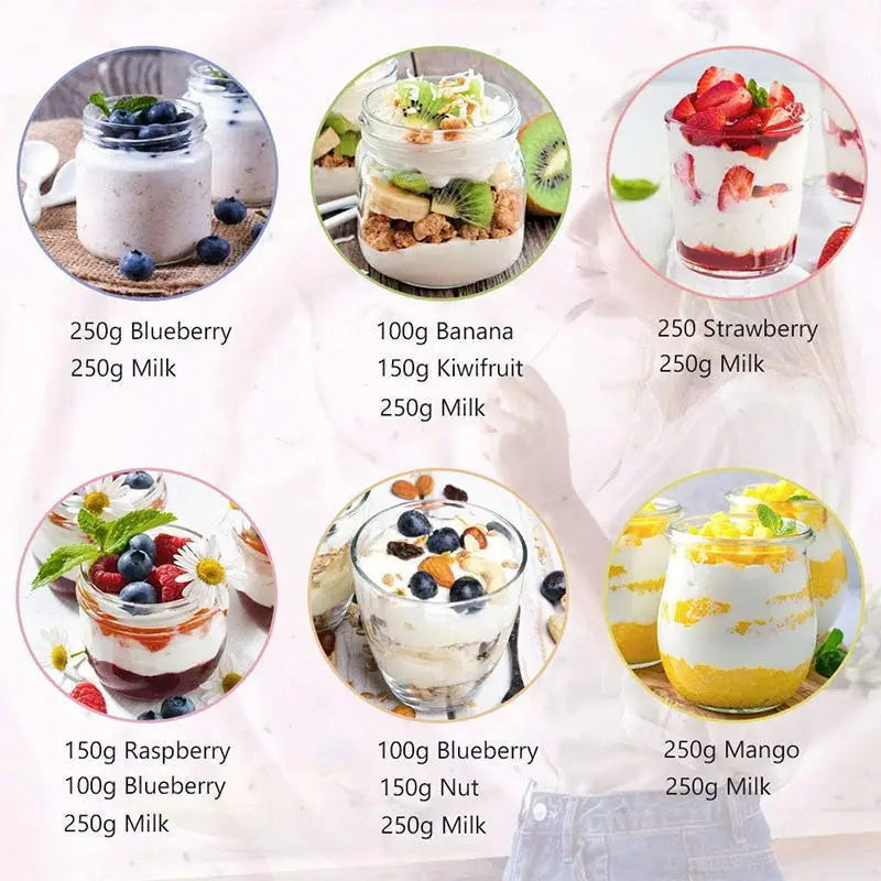 Smart Yogurt Maker 1440ml 8 Cup Digital Fermentation Machine with Timer and Temperature Control