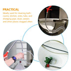 130cm Flexible Drain Auger Grabber Tool for Hair and Debris Removal