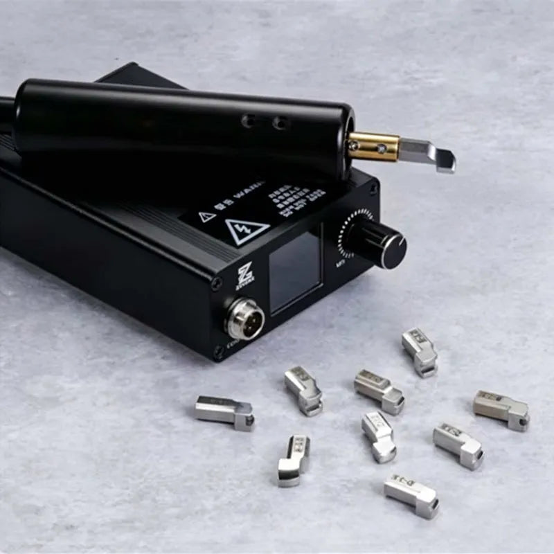 Leather Edge Creasing Machine Adjustable Temperature Digital Grooving and Finishing Tool