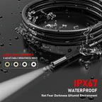 HD 1080P Inspection Camera with 5 Inch Display 360 Degree Articulating Borescope 3.9mm Lens
