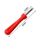 Portable Tire Valve Core Remover Tool with Slotted Handle for Car Bike Bicycle and Motorcycle Tire Repair