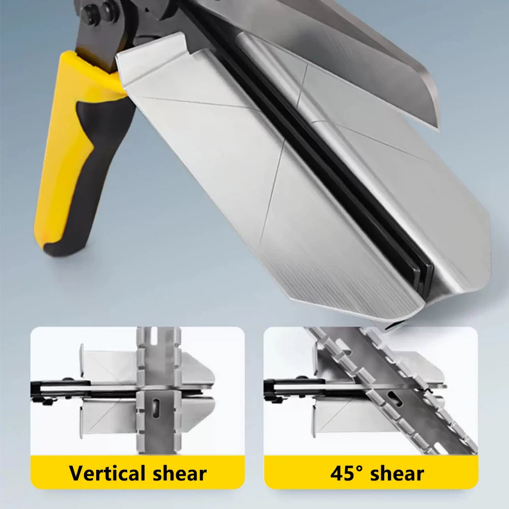 Adjustable PVC Trunking & Wire Slot Cutting Tool 45°-90° with Ergonomic Handle