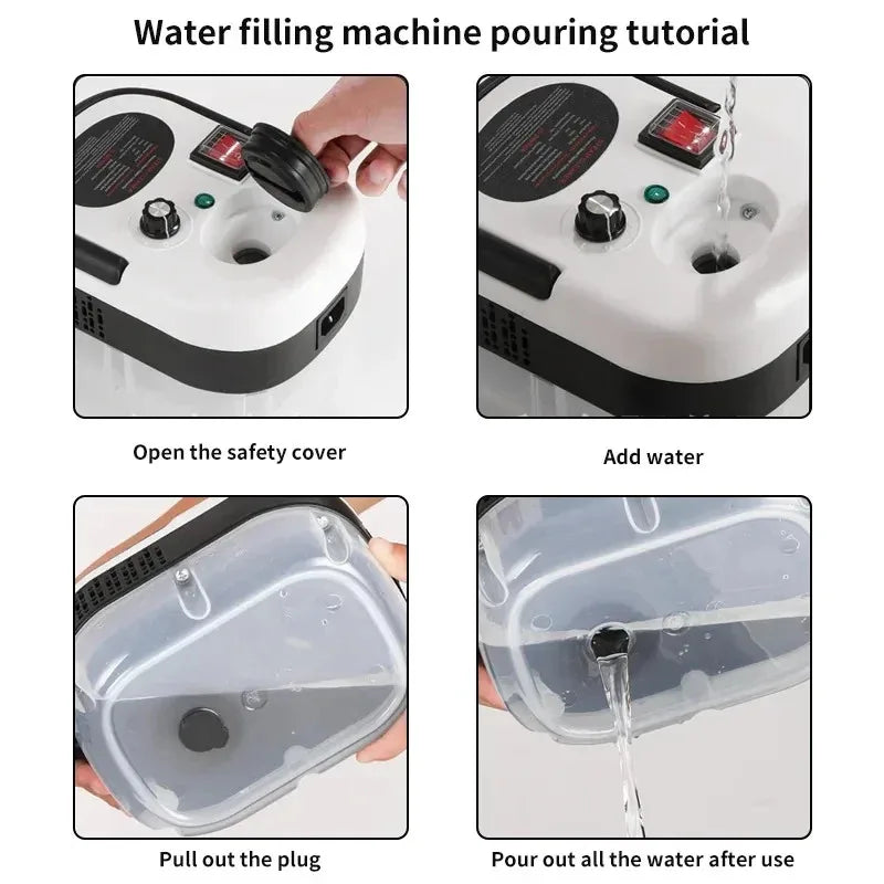 Handheld Steam Cleaner 2401-2600W Adjustable Steam Portable Multi Surface Cleaning Machine