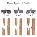 Garden Grafting Pruner Tool Set 2-in-1 Branch Cutter with Tape Replacement Blades and Rubber Bands