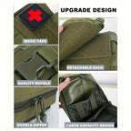 Portable 205-Piece Emergency First Aid Kit with Bandages, Gauze and Survival Accessories
