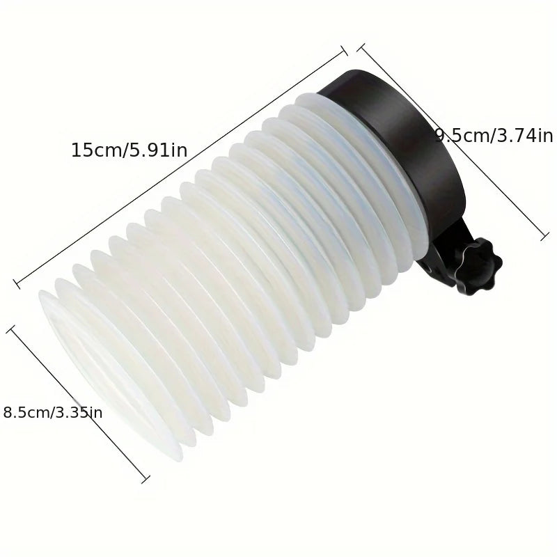 Portable Drill Dust Collector Cover with Rubber Catch Bowl for Rotary Hammer and Electric Drill
