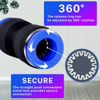 Air Hose Quick Connect Fittings Kit for PU and Nylon Tubing Pneumatic Push to Connect Air Line Set