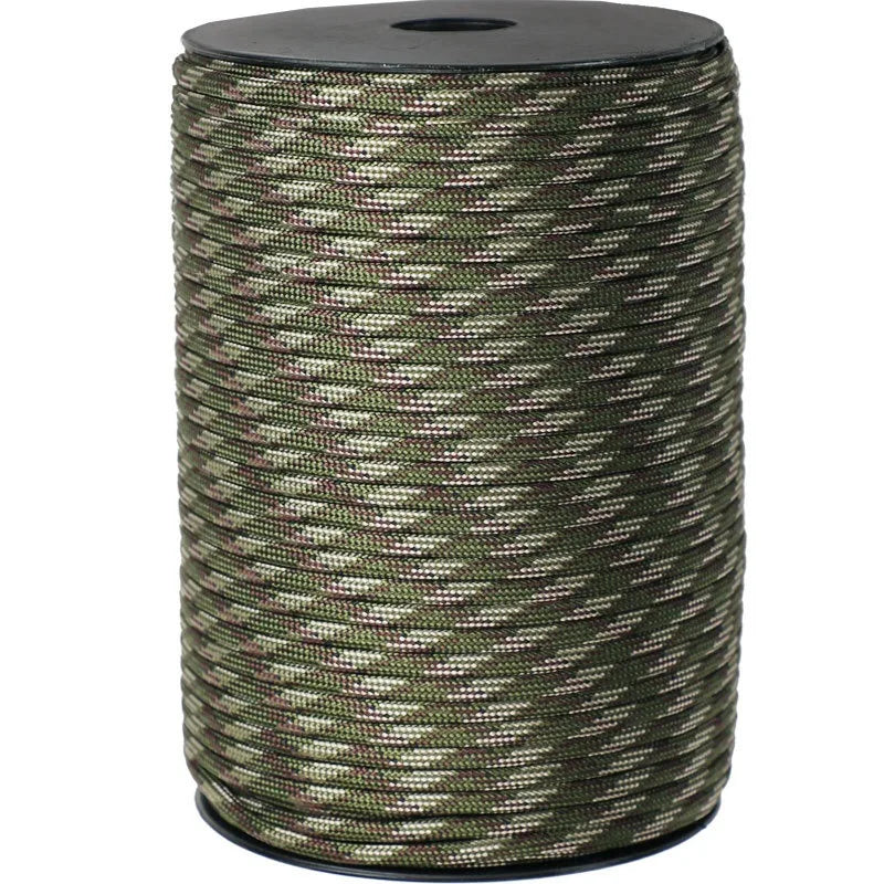 Paracord Rope 50m Heavy Duty 9 Core 4mm Polyester Utility Cord for Camping DIY and Outdoor Use