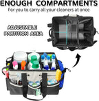 Portable Multifunction Cleaning Tool Bag with Handle Waterproof Oxford Cloth Storage Organizer