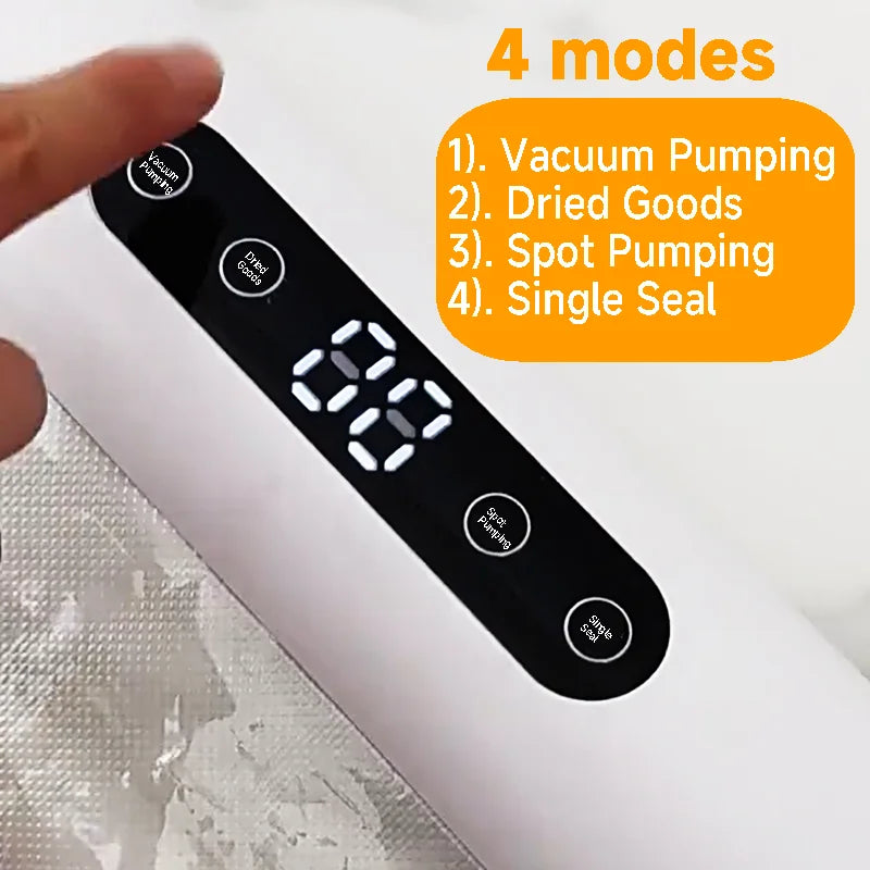Electric Vacuum Sealer Machine for Food with 30cm Sealing Length – Kitchen Packaging Tool