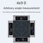 Digital Laser Angle Meter with Dual Line Projection and Magnetic Base for Construction and DIY