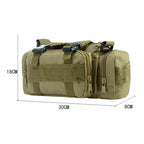 Multi Function Tactical Waist Bag Waterproof Nylon Outdoor Utility Pack for Hiking Camping and Sports