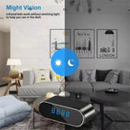 Mini Clock Camera 1080P WiFi 120 Degree Night Vision Motion Detection with 32GB Card