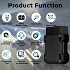 Wireless OBD2 Scanner Bluetooth Diagnostic Tool for Vehicles with Mobile App Support