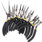 Heavy Duty 8 Piece Steel Pliers Tool Set with Needle Nose Pliers, Wire Cutters and Scissors for Repairs