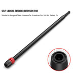 Drill Extension Bit Holder 30cm Heavy Duty 1/4 Inch Hex Quick Release Screwdriver Adapter with 12 Bits