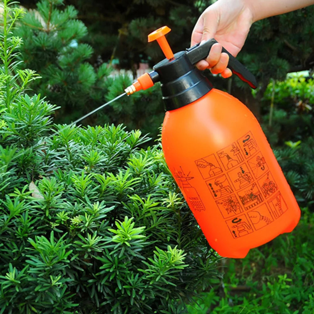 3L Portable Hand Pump Garden Sprayer with Adjustable Spray Nozzle for Plant Watering and Garden Use