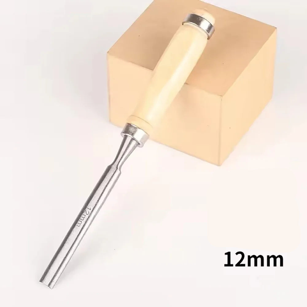 4-Piece Woodworking Carving Chisel Tool Set – Chrome Vanadium Steel DIY Carpentry Hand Tools