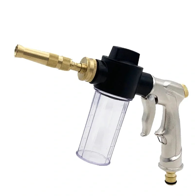 High Pressure Metal Garden Hose Spray Nozzle with Variable Flow Control for Car Washing and Plant Watering