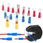 280pcs Cable Lugs Assortment Kit Wire Flat Female and Male Insulated Electric Wire Cable Connectors Crimp Terminals Set