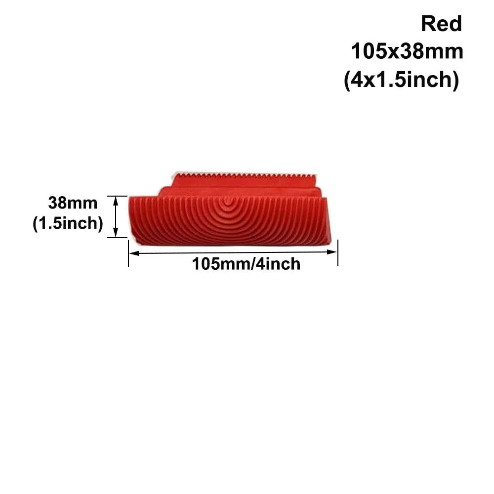 Reusable Wood Grain Paint Roller with Handle Decorative Texture Tool for DIY Home Projects