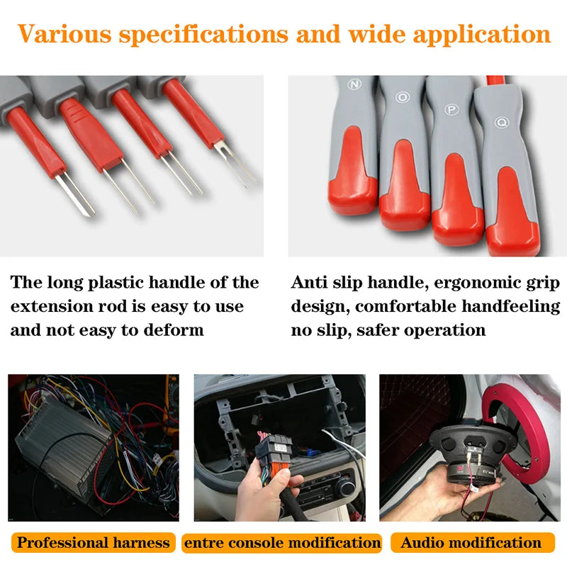 Terminal Pin Extractor Tool Kit 26 Piece Electrical Connector Removal Set with Storage Box