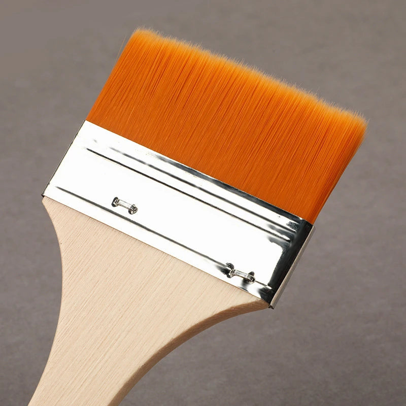 100pcs Multi Size Paint Brushes Set Nylon Bristles Wooden Handle for Art Craft Painting